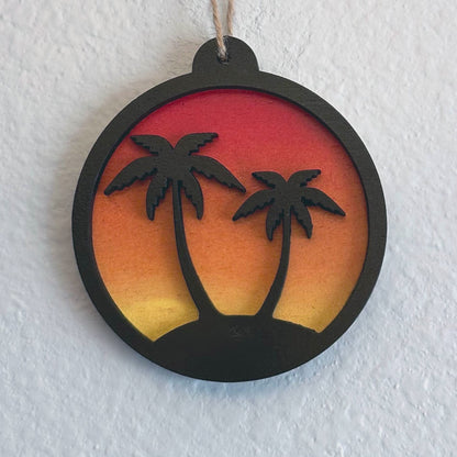 Handmade wood Christmas ornaments. Beach, turtle, Hawaiian, octopus, sports, patriotic, pop culture, Star Wars, and Marvel themed. And there's donuts! Variety of color options available. Custom and personalization options. Made by Space Rubber Ducky Designs in the USA.